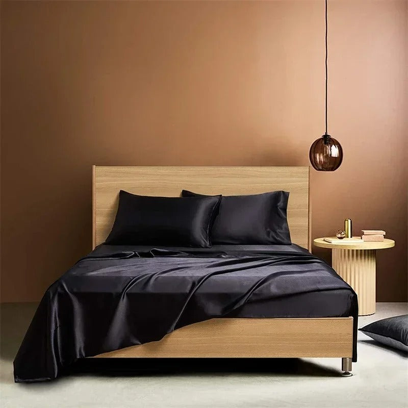 Sleek Satin Bedding Set