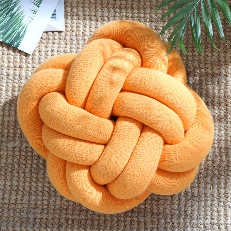 Large Soft Knot Decorative Pillow