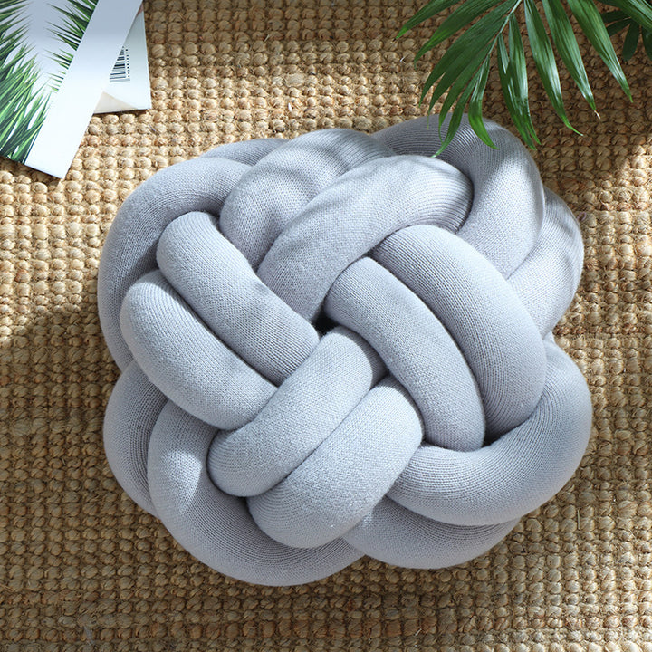 Large Soft Knot Decorative Pillow