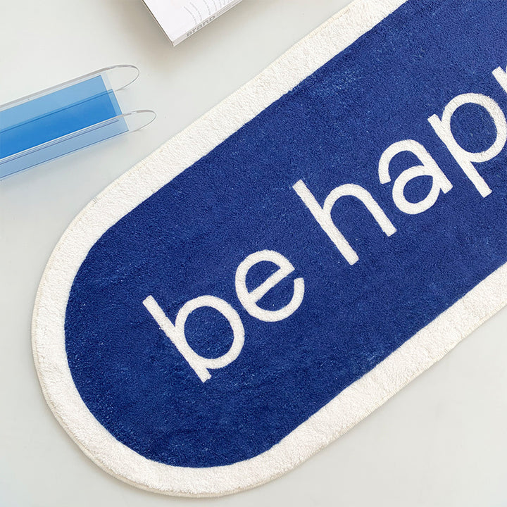 Be Happy iMessage Accent Rug