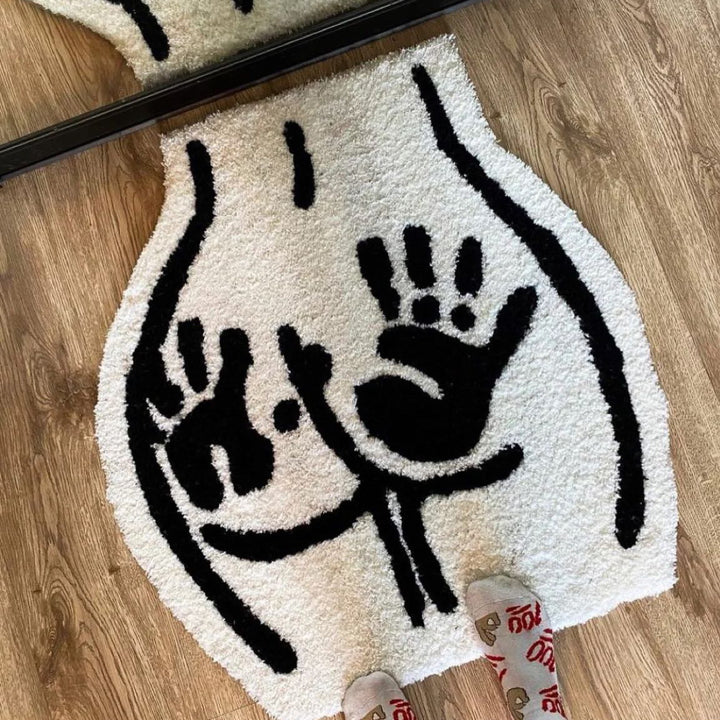 Booty Handprints Accent Rug