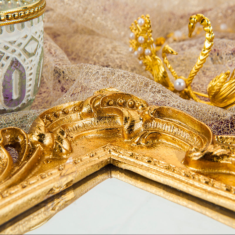 Gold Royal Mirror Tray