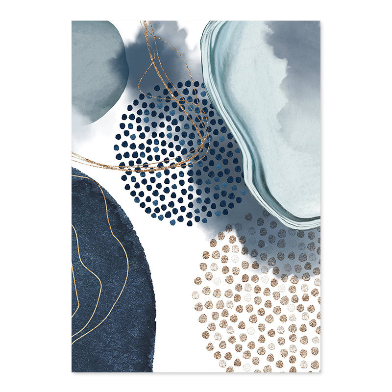 Abstract Watercolor Shapes Canvas Posters