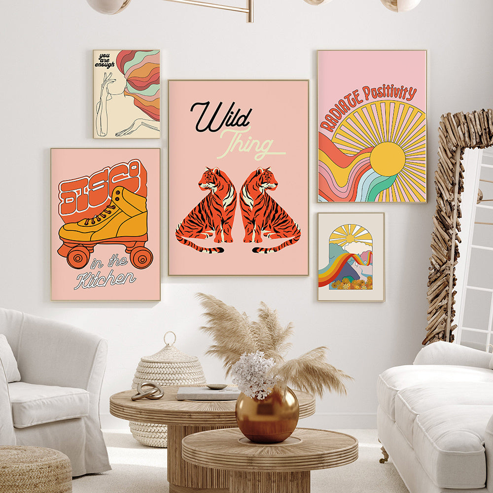 Retro Color Canvas Posters