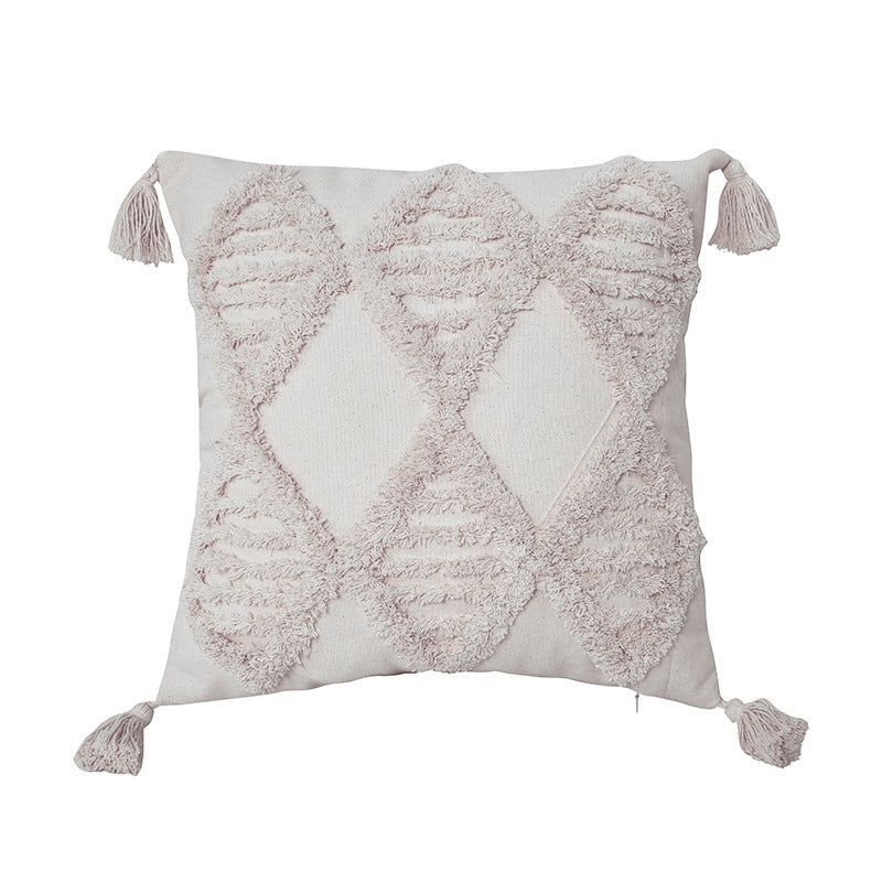 Tufted Farmhouse Throw Pillow Cover