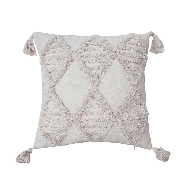 Tufted Farmhouse Throw Pillow Cover