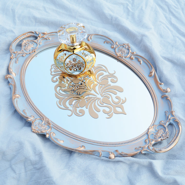 Round Royal Mirror Tray