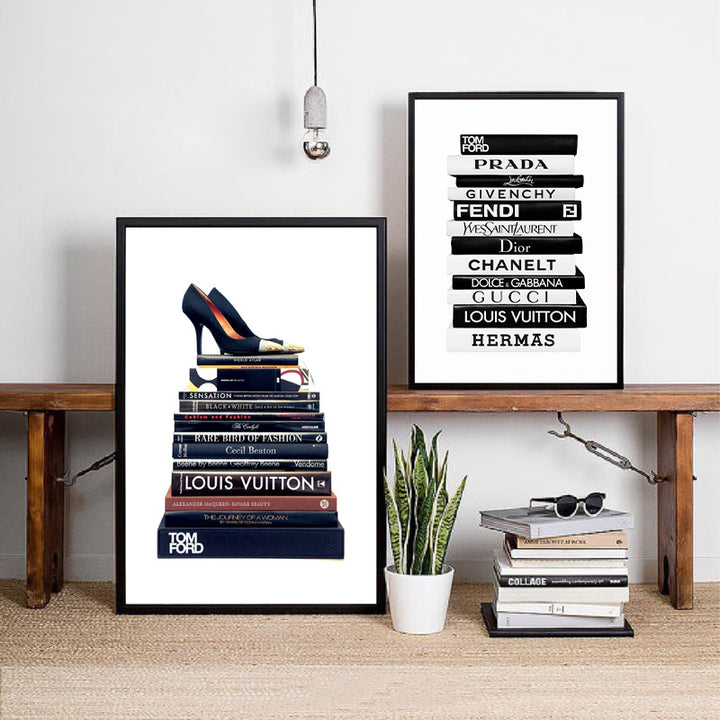 Fashion Books Canvas Posters