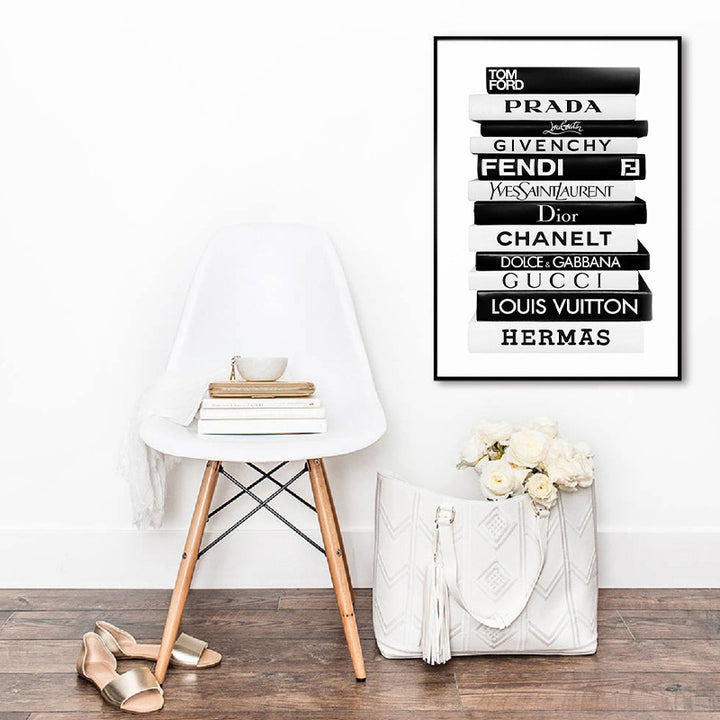 Fashion Books Canvas Posters