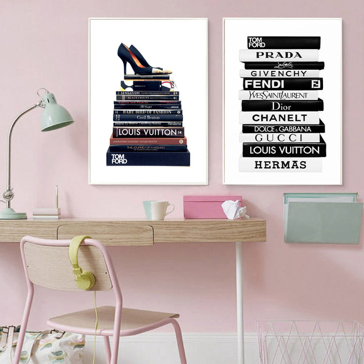 Fashion Books Canvas Posters