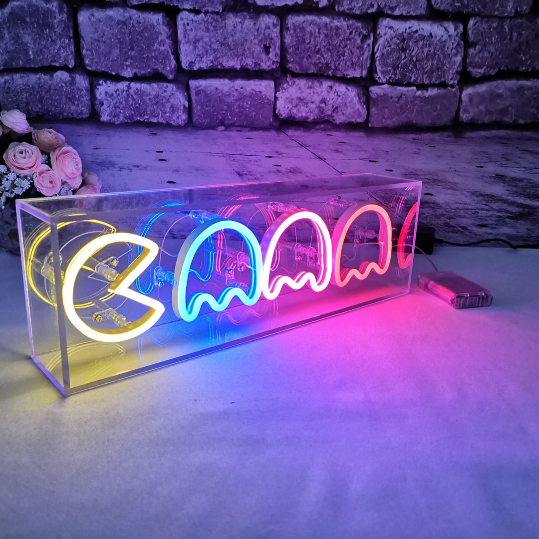 Pacman Table Neon Light