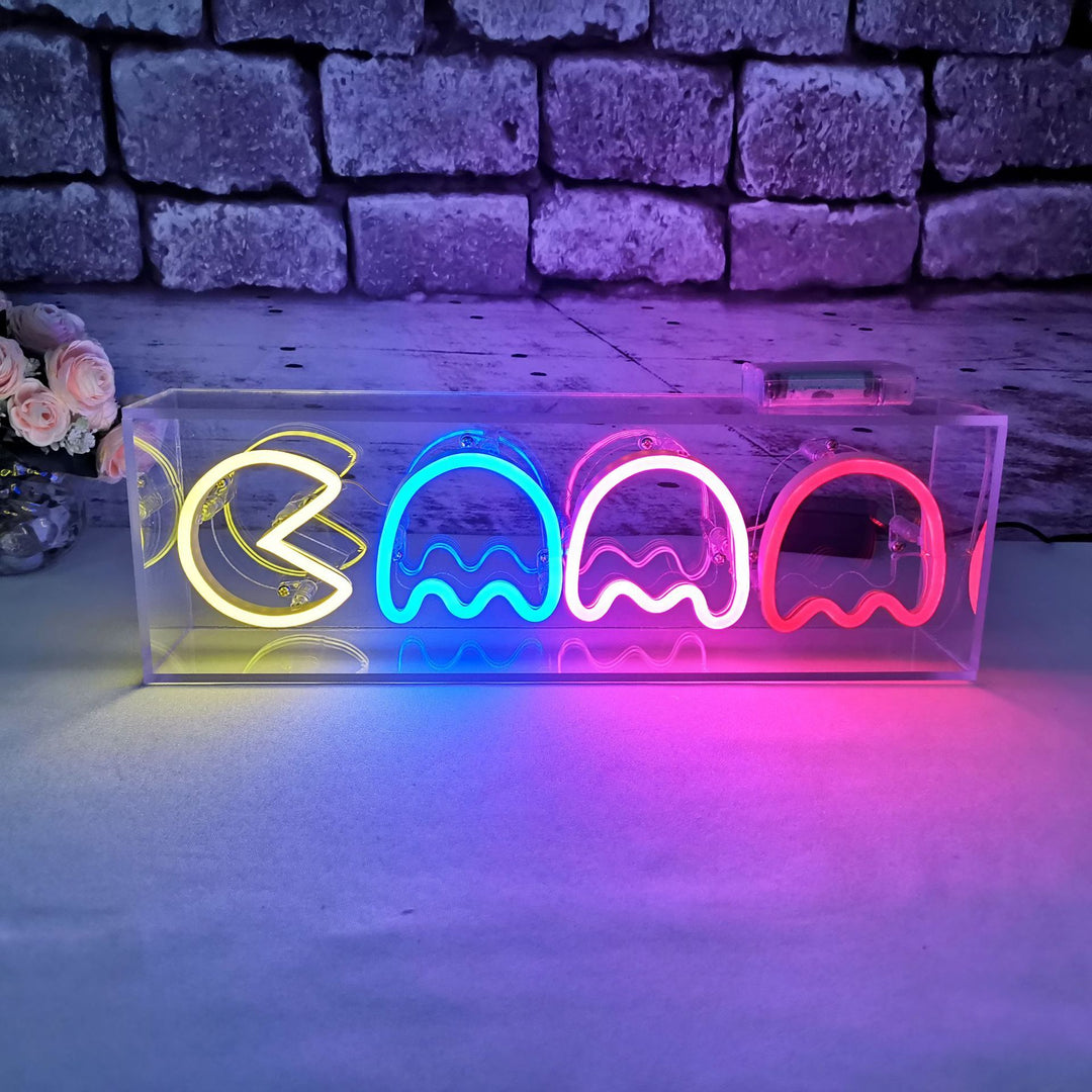 Pacman Table Neon Light