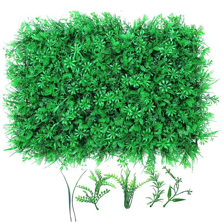 Faux Boxwood Plant Wall Decoration