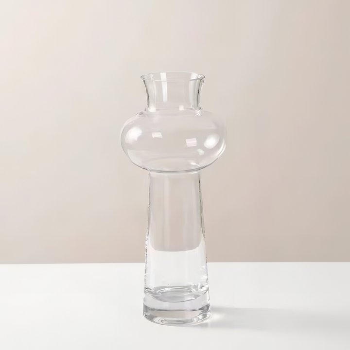 Elegant French Glass Vase