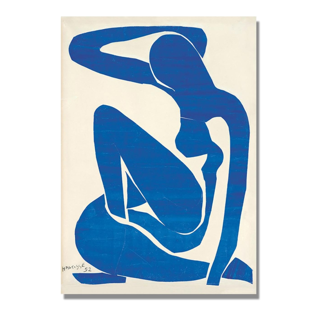 Matisse Blue Nude Canvas Poster