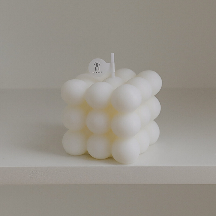 Bubble Cube Candle