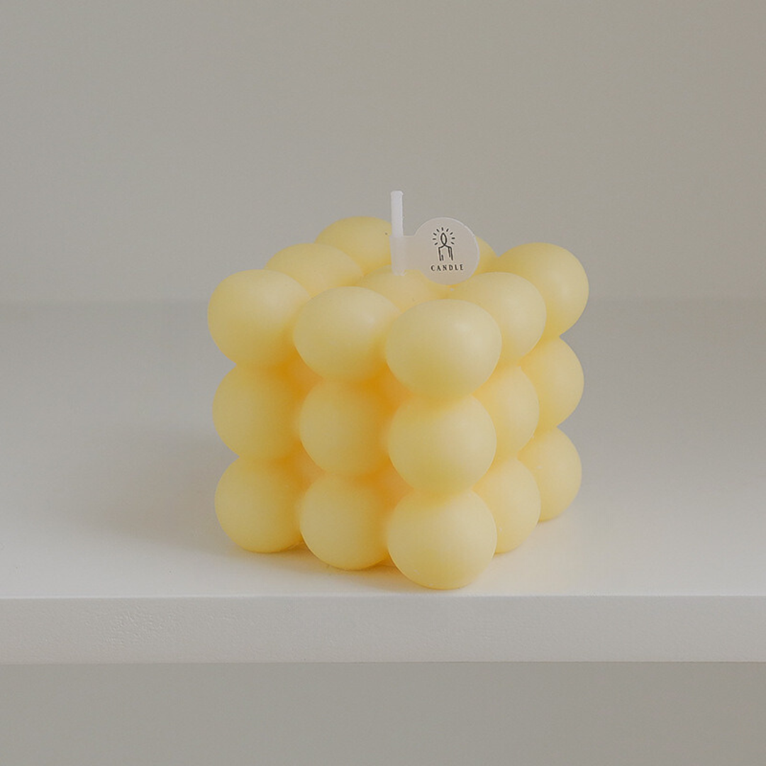 Bubble Cube Candle