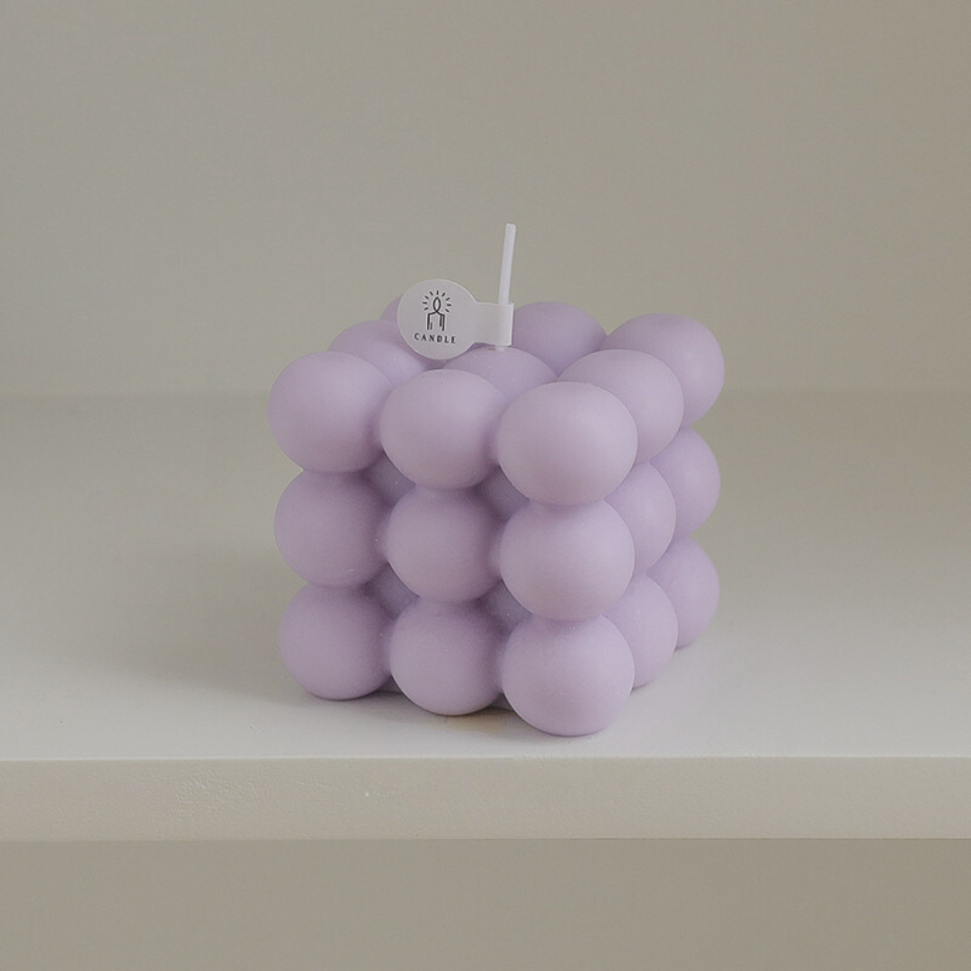 Bubble Cube Candle