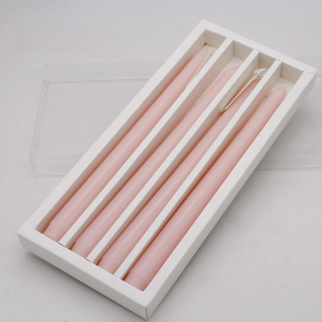 4-Pack Scented Solid Color Long Candles