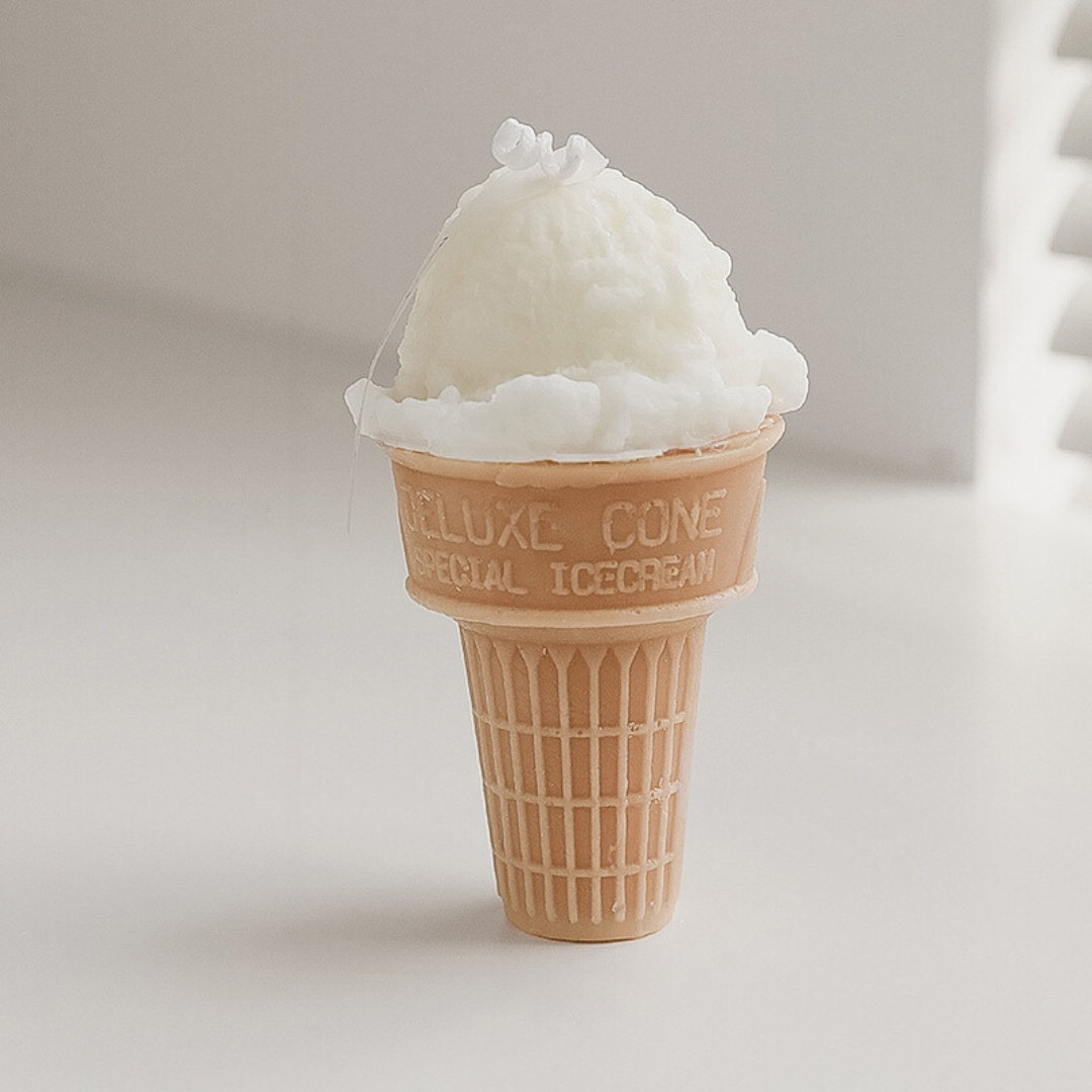 Ice Cream Cone Candle