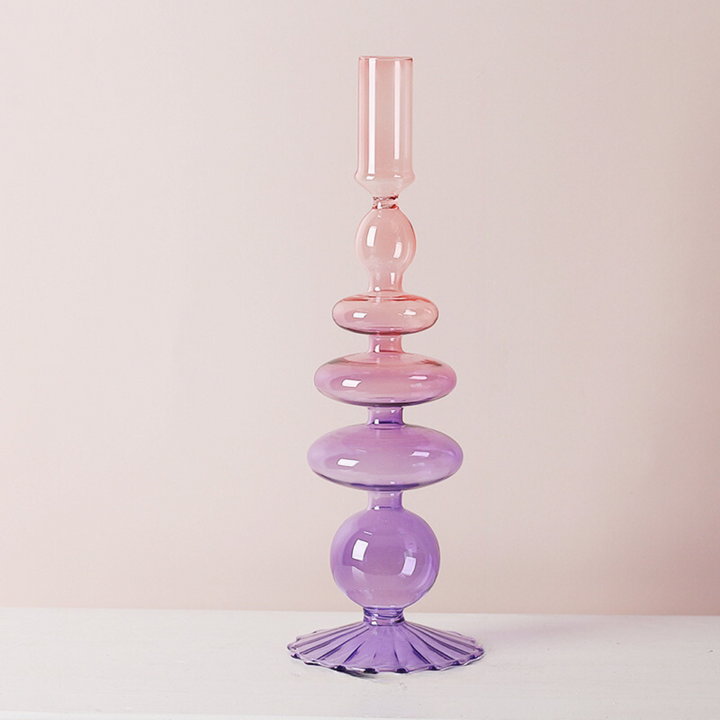 Gradient Retro Abstract Candle Holder