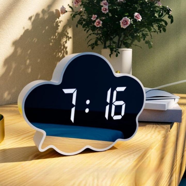 Cloud Mirror Alarm Clock