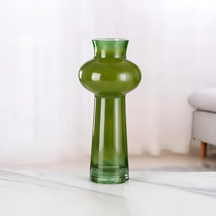 Elegant French Glass Vase