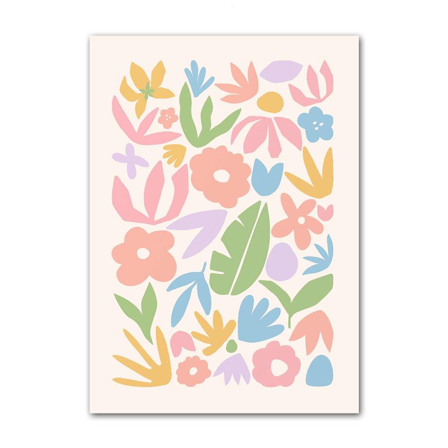 Rainbow Sunflower Canvas Posters