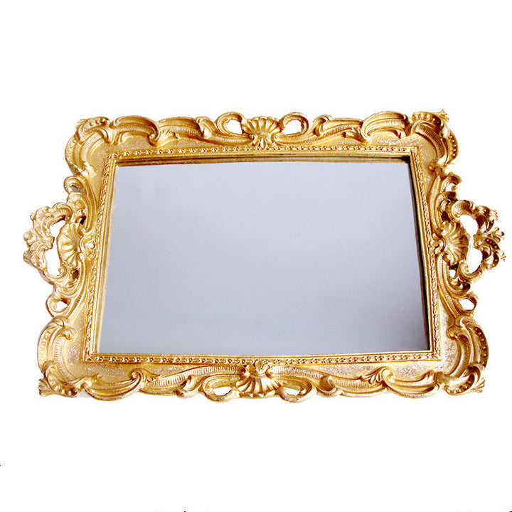 Gold Royal Mirror Tray