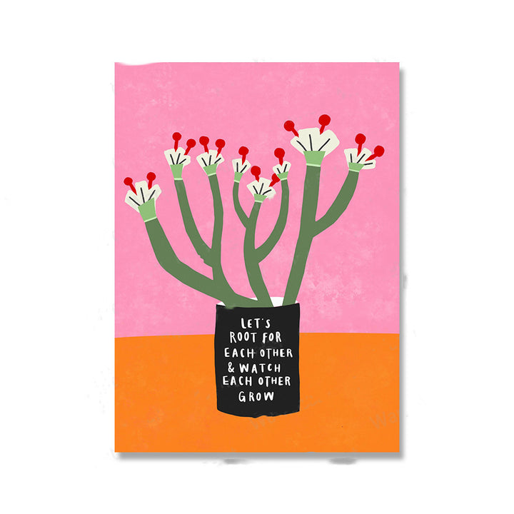 Botanical Self-Love Canvas Posters