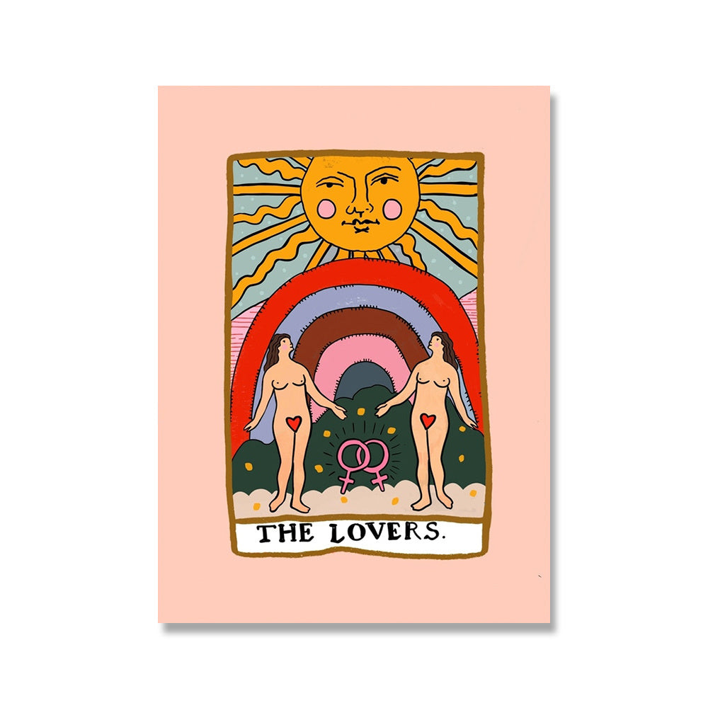 Spiritual Lover Girl Canvas Posters