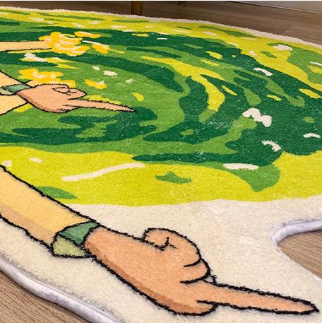 Rick & Morty Vortex Accent Rug