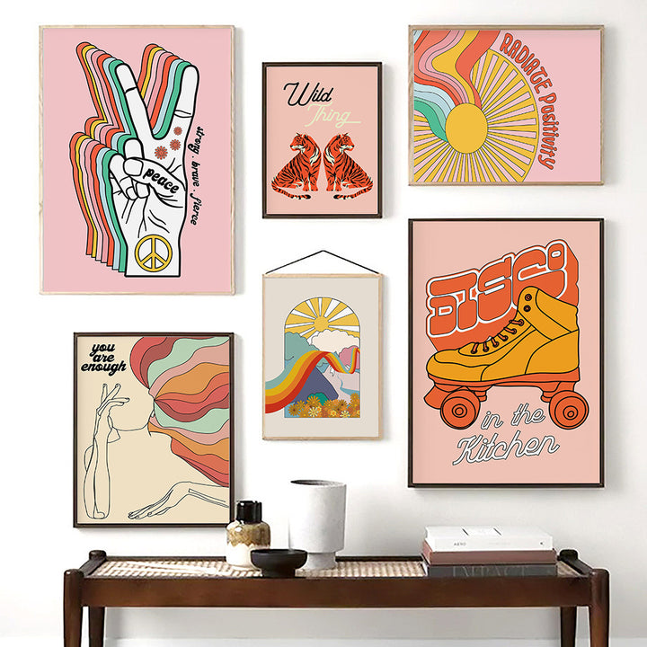 Retro Color Canvas Posters