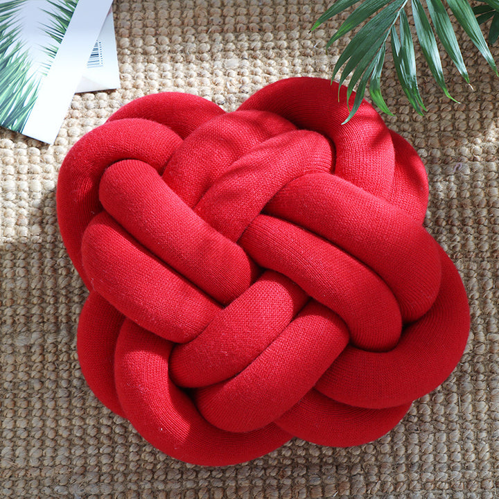 Large Soft Knot Decorative Pillow