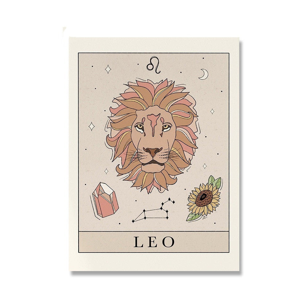 Horoscope Tarot Canvas Posters