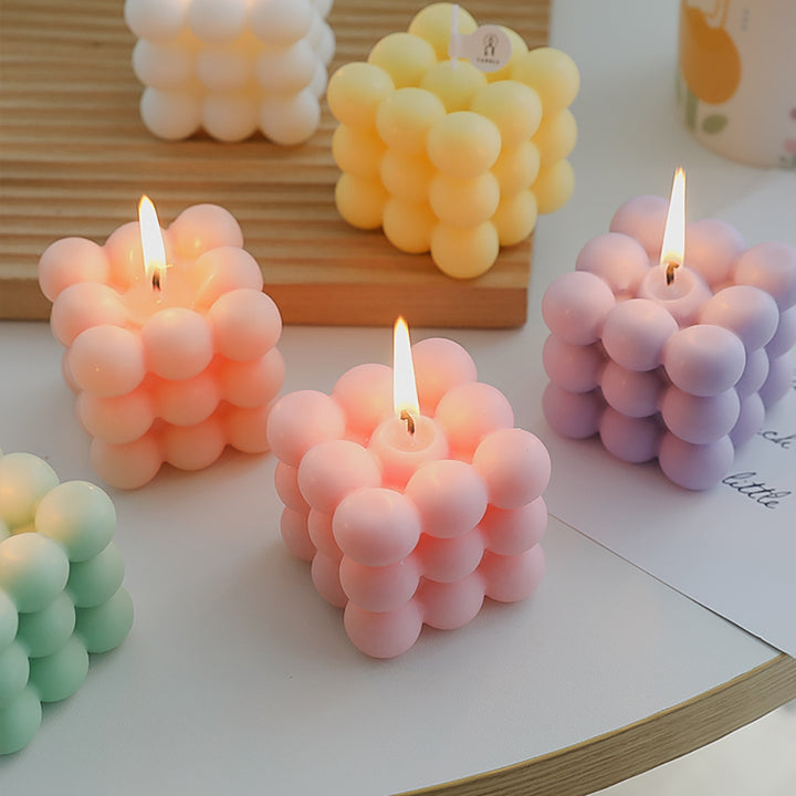 Bubble Cube Candle