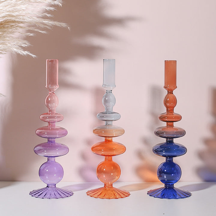 Gradient Retro Abstract Candle Holder