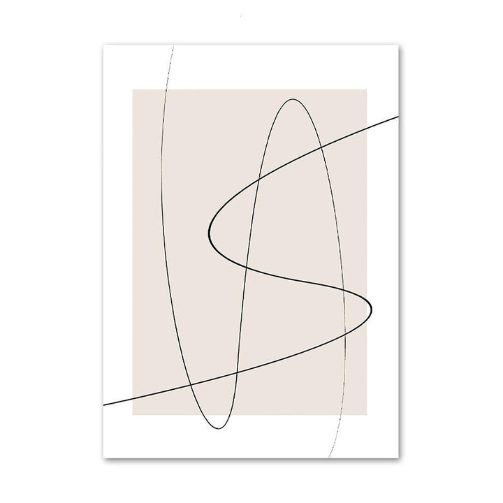 Abstract Female Canvas Posters