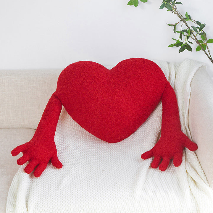 Hug From The Heart Decorative Pillow