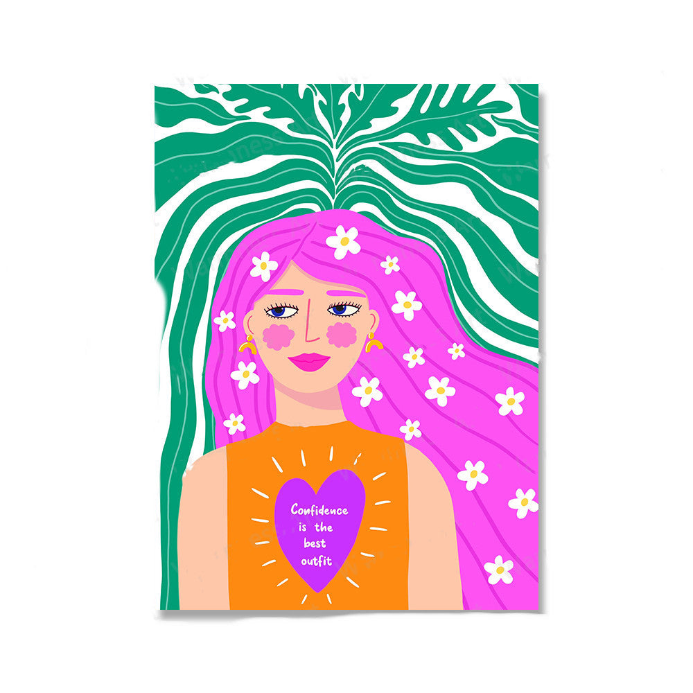 Botanical Self-Love Canvas Posters