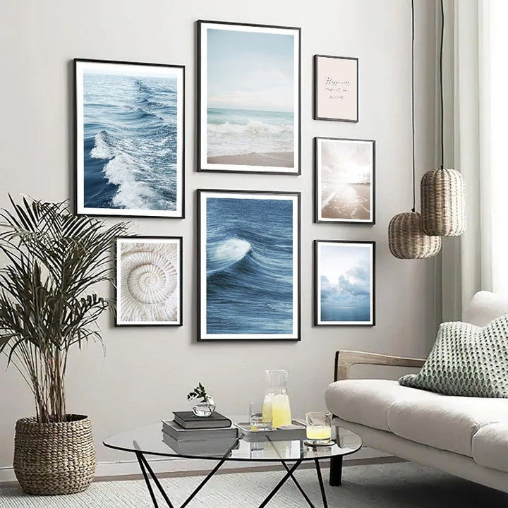 Ocean Vibes Canvas Poster