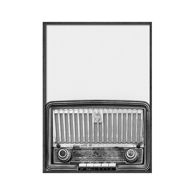 Black & White Vinyl Canvas Posters