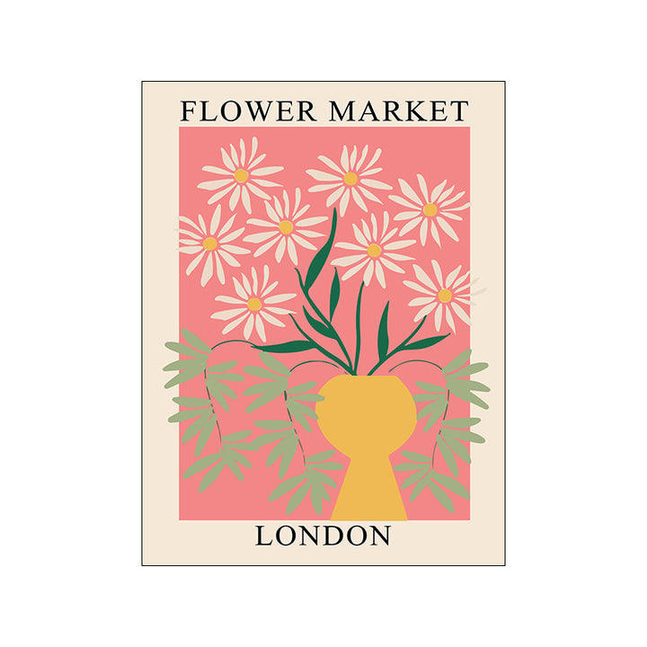 Simple Florals Flower Market Canvas Posters