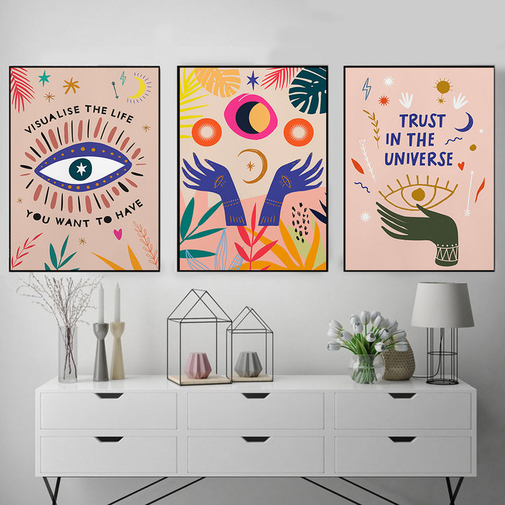 Boho Spiritual Canvas Posters