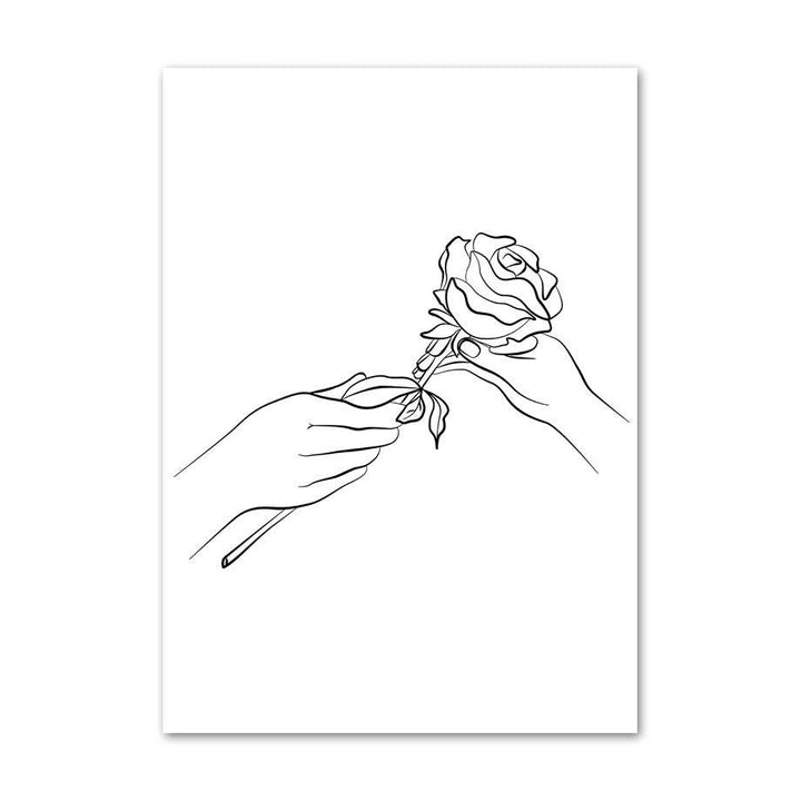 Fine Lines Canvas Posters