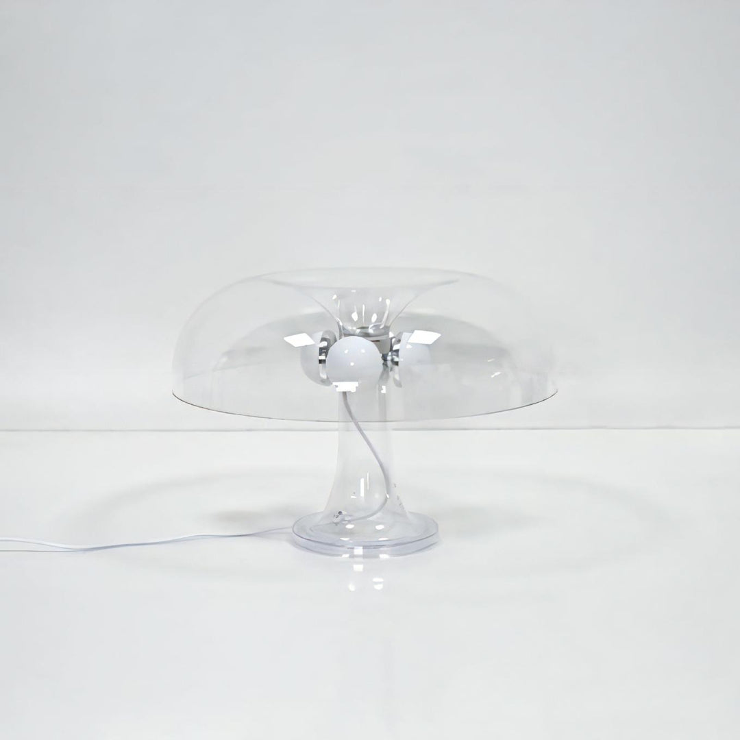 Transparent Vintage 60s Mushroom Lamp