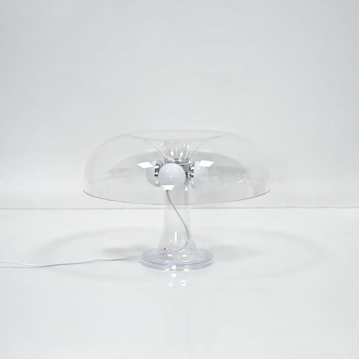 Transparent Vintage 60s Mushroom Lamp