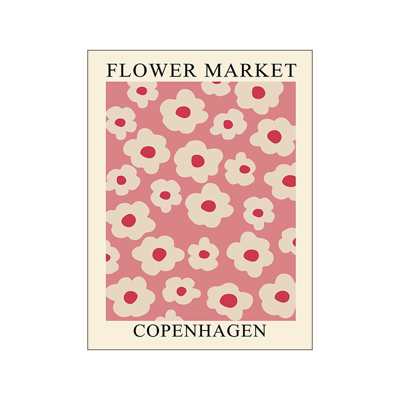 Simple Florals Flower Market Canvas Posters