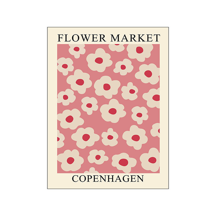 Simple Florals Flower Market Canvas Posters