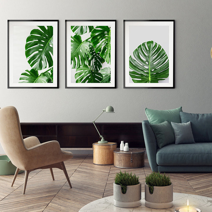 Tropical Leafs Canvas Posters